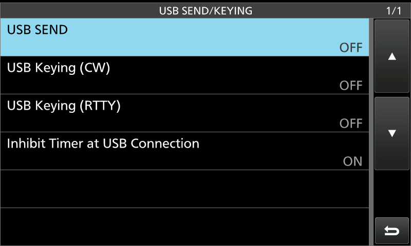 USB Sent/Keying